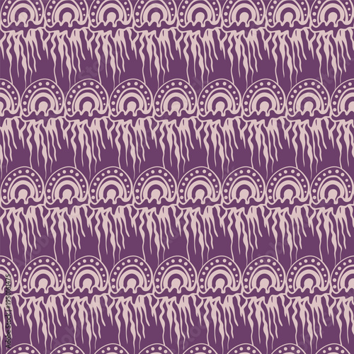Seamless Jellyfish Pattern Marine Ocean Decorative Illustration