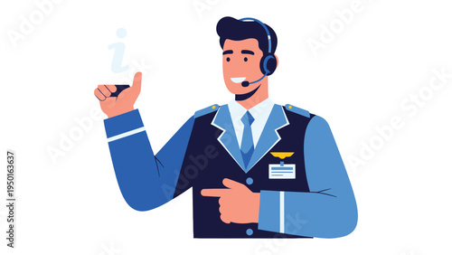 Friendly Support Representative with Information: A cheerful support representative, adorned in a professional attire and headset, radiates approachability, guiding clients with crucial information.