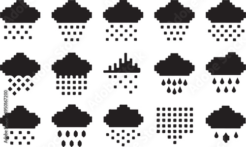 Vintage seamless wallpaper pattern featuring a geometric set of vector silhouettes of city buildings and houses as decorative design elements in a circular frame.