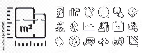 Hydroelectricity, Growth chart and Time management line icons for web app. Glare of light effect. Message icon. Pack of Floor plan, Risk management, Quick tips pictogram icons. Vector