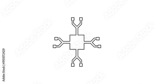 A technical drawing of a mechanical component.