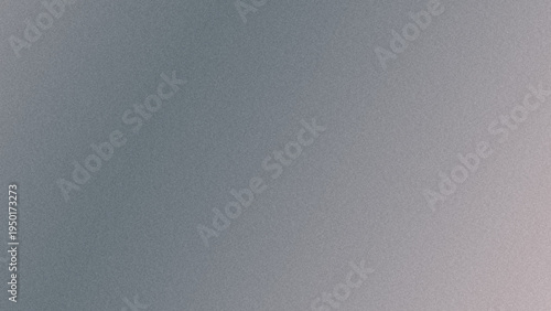 Slika na platnu Dark silver metallic gradient background with fine grain texture