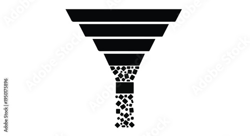 Multi-Level Sales Funnel Infographic for Lead Conversion