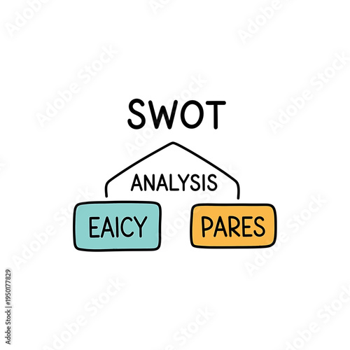 Swot Analysis Flowchart Concept