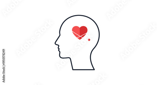 Love and affection in the mind.