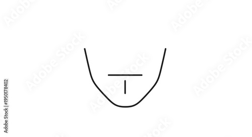 Simple mathematical symbol illustration.