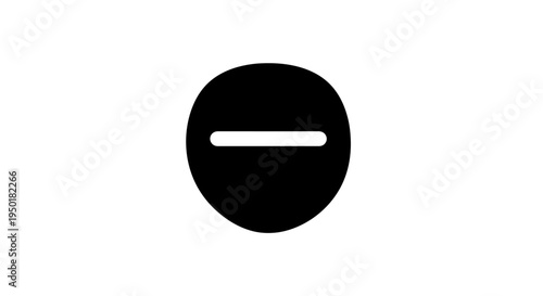 Free Download A simple black circle icon with a white line. - GFXLoad