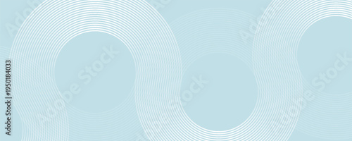 Modern abstract background. Glossy white gradient circle lines. Minimal geometric pattern. Simple graphic elements. Futuristic concept. Suitable for cover, poster, banner, brochure, eps10.