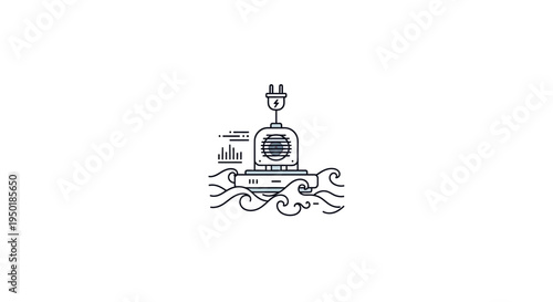 Vintage steamship sailing through ocean waves.