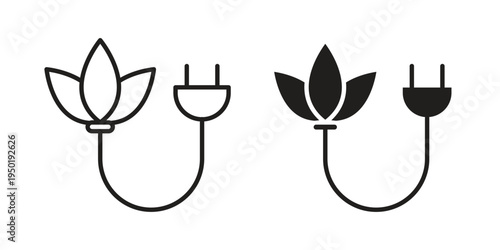 Biomass energy icon symbol vector elements for infographic web. EPS10