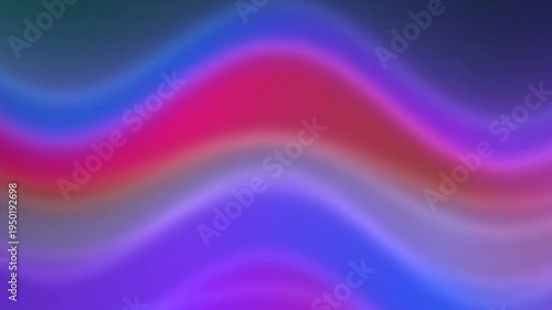 Wallpaper Mural Abstract Wavy Neon Light Background with Purple and Pink Hues. Torontodigital.ca