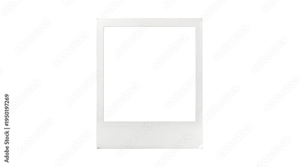 Φωτογραφία polaroid frame isolated on transparent background