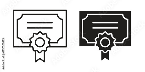 Diploma icon symbol vector elements for infographic web. EPS10