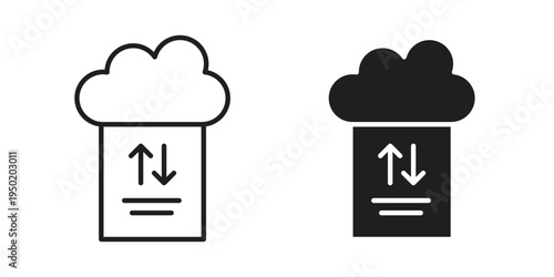 File sharing icon symbol vector elements for infographic web. EPS10
