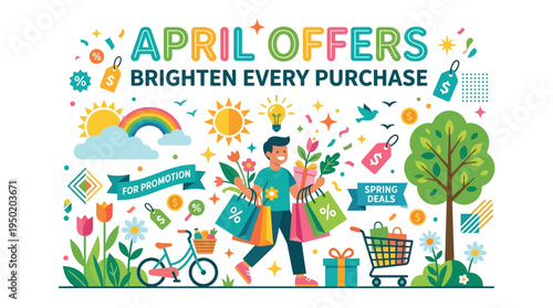 April Offers Spring Sales and Brighten Every Purchase