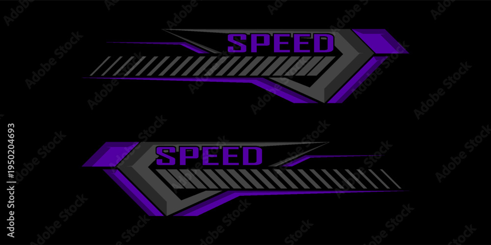 Fototapeta premium Sports background, speed racing graphic vector illustration