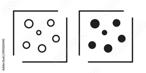 Heat Map icon symbol vector elements for infographic web. EPS10