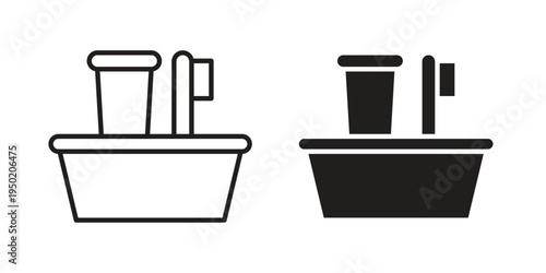 hygiene kit icon symbol vector elements for infographic web. EPS10