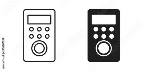 Intercom icon symbol vector elements for infographic web. EPS10