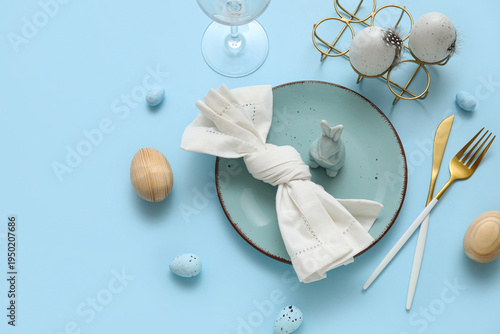 Beautiful table setting wit...
