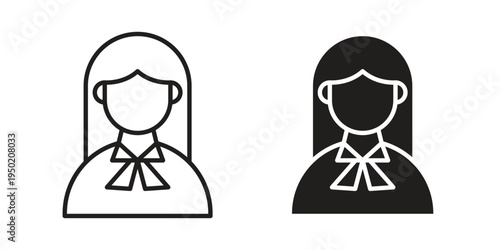 Lawyer icon symbol vector elements for infographic web. EPS10