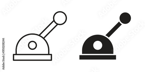 Fotografía Lever icon symbol vector elements for infographic web. EPS10