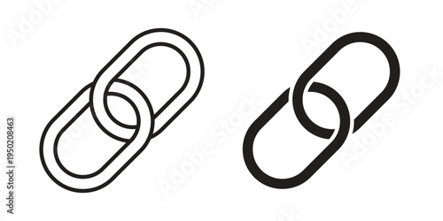 Link icon symbol vector elements for infographic web. EPS10