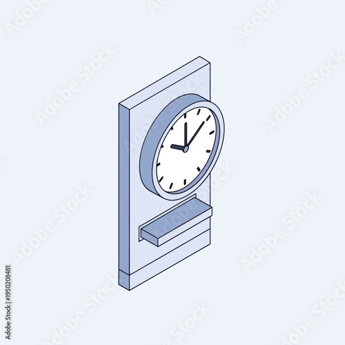 Wall Clock with Simple Design.