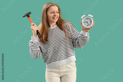 Irritated young woman with ...