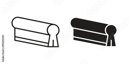 Print screen icon symbol vector elements for infographic web. EPS10