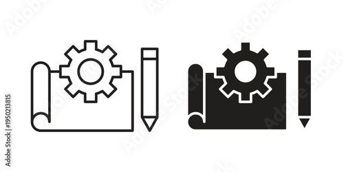 Prototyping icon symbol vector elements for infographic web. EPS10