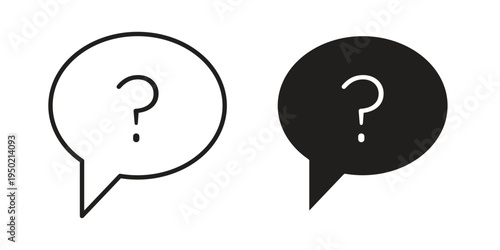 Question icon symbol vector elements for infographic web. EPS10