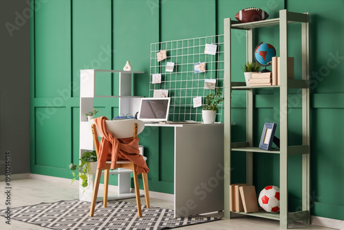 Interior of teenager's room...