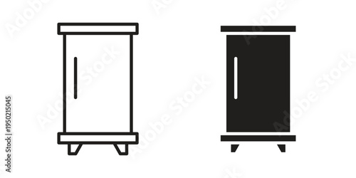 Roll up banners icon symbol vector elements for infographic web. EPS10