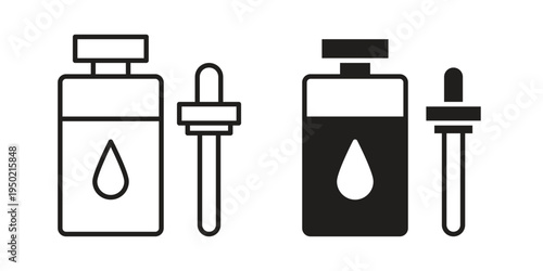 Serum icon symbol vector elements for infographic web. EPS10