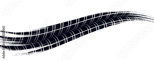 Abstract splatter tire track background