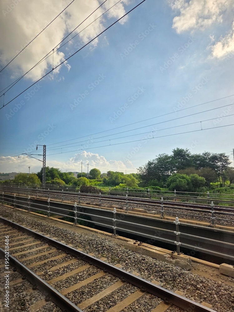 Obraz premium 기차길