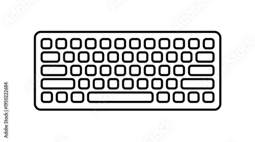 Prompt: Compact keyboard layout without numeric keypad for ergonomic design.