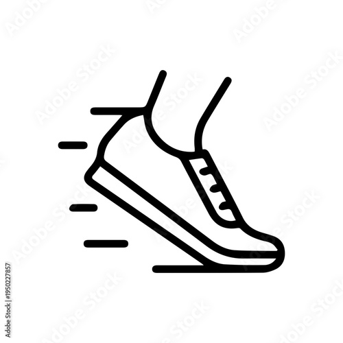 Running Shoe Motion Icon