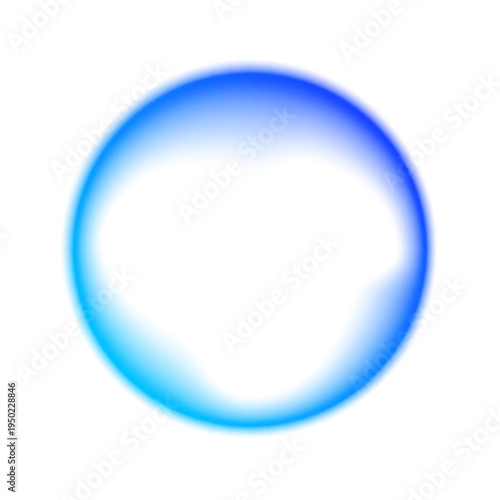 Bright watercolor gradient blob spreads softly with smooth color blend and glowing edges. Artistic splash texture forms modern abstract shape. Decorative PNG graphic element.