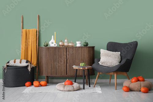 Comfortable armchair, coffe...