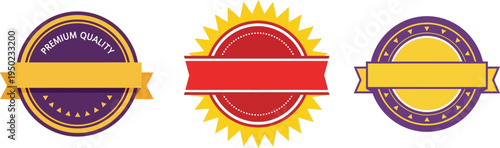 Premium Quality Badge Designs for Labels and Branding