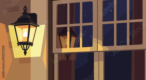 Patriots celebrate a special Day with a warmly lit evening scene