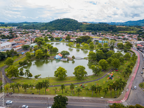 Irati PR - aerial view of the city of Irati, Paraná