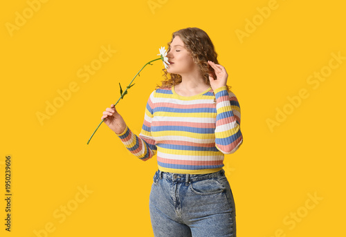 Beautiful young woman with ...