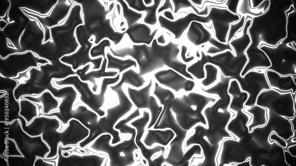 Obraz premium Abstract light lines on a black background, suitable for graphic design projects, website backgrounds, or digital art creations. Perfect for modern designs.