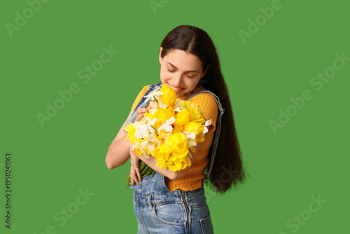 Beautiful young happy woman...
