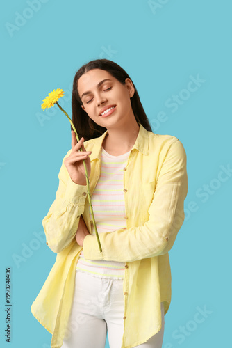 Beautiful young happy woman...