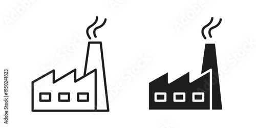 Satellite icon line vector illustration in solid color design