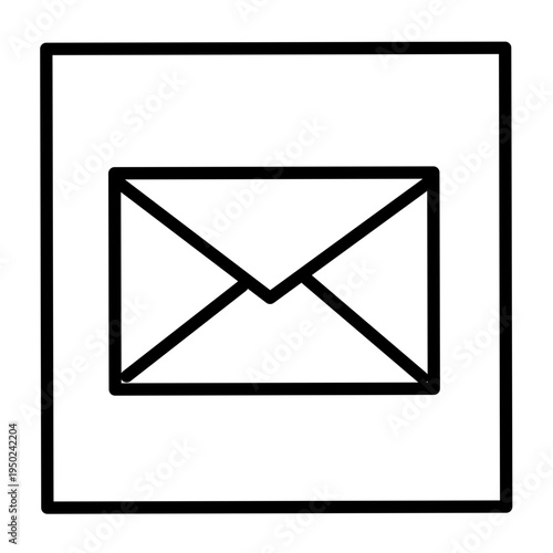 Envelope icon vector